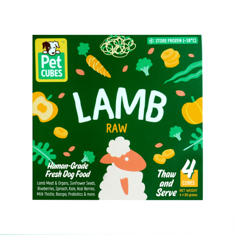 Pet Cubes | Raw Lamb