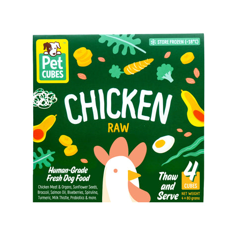 Pet Cubes | Raw Chicken