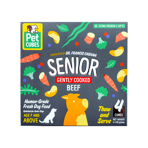 Pet Cubes | Senior Beef (Gently Cooked)