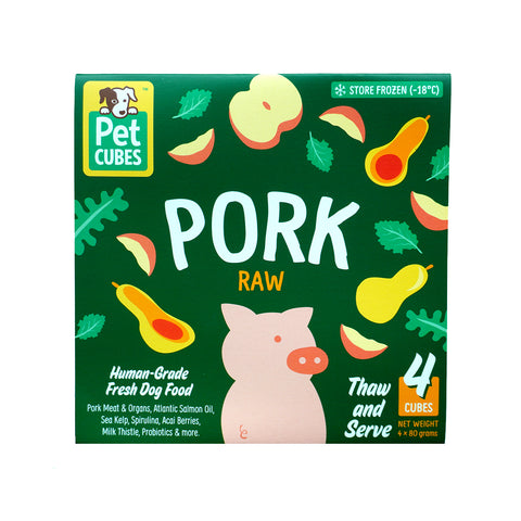Pet Cubes | Raw Pork