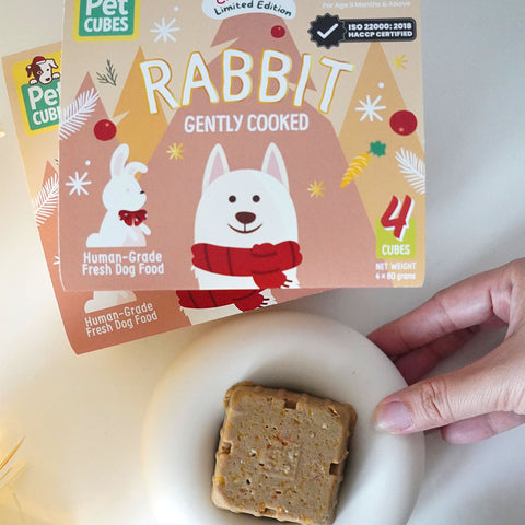 Pet Cubes | Gently Cooked Festive Rabbit