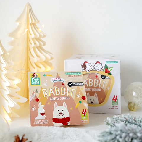 Pet Cubes | Gently Cooked Festive Rabbit