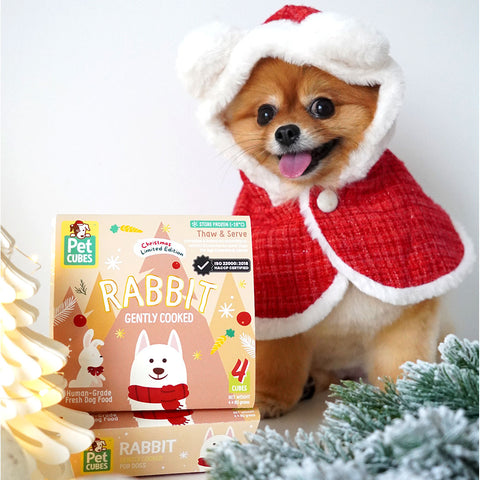 Pet Cubes | Gently Cooked Festive Rabbit