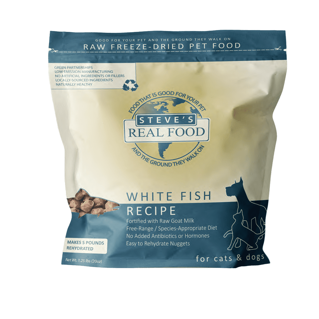 Steve's Real Food | Freeze-Dried White Fish Diet