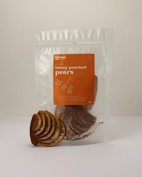 bbites | Honey Poached Pears (Freeze-dried)