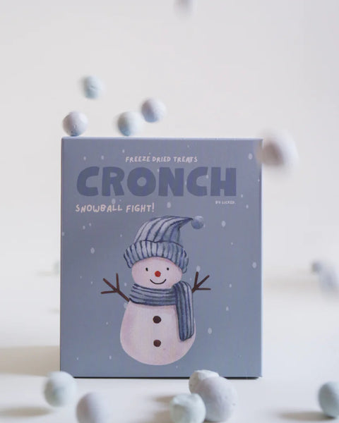 LICKED. | Snowball Fight! CRONCH (Freeze Dried)