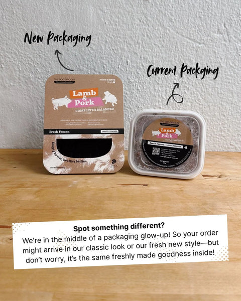 TDG Dog Meals | Lightly Cooked Lamb & Pork