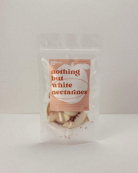 bbites | White Nectarines (Freeze-dried)