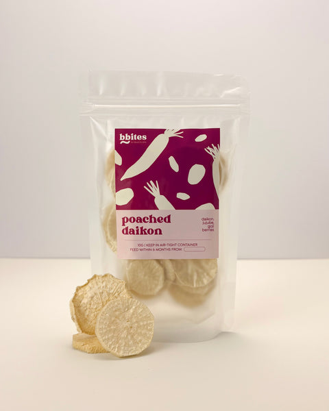bbites | Poached Daikon (Freeze-dried)