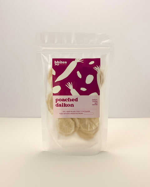bbites | Poached Daikon (Freeze-dried)