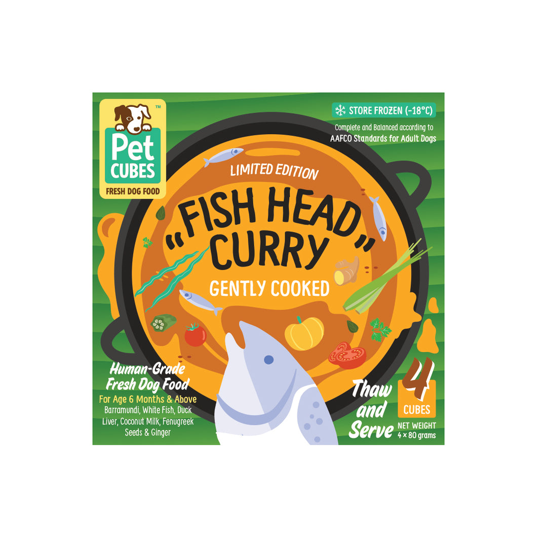 Pet Cubes | Gently Cooked Fish Head Curry