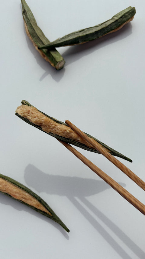 bbites | Stuffed Okra (Freeze-dried)