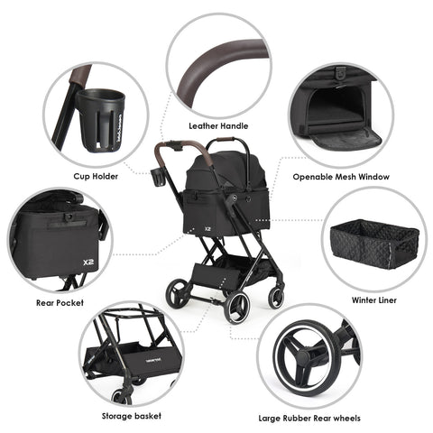 Beberoad | X2 Pet Stroller