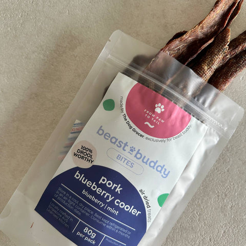 Beast Buddy Bites | Pork Blueberry Cooler