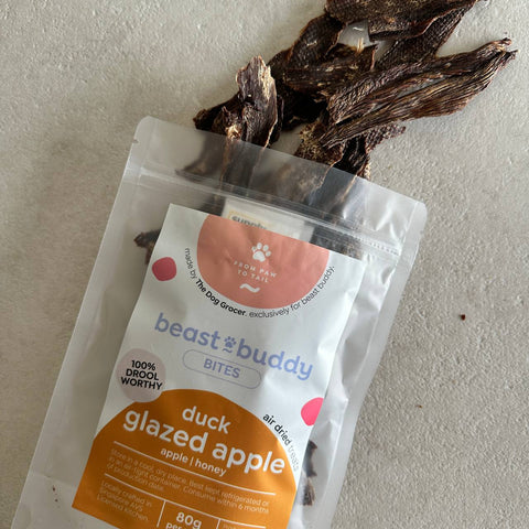 Beast Buddy Bites | Duck Glazed Apple