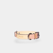 Load image into Gallery viewer, two elephants | Leather Collar PASTEL
